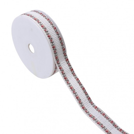 Galon jacquard ondes iridescent