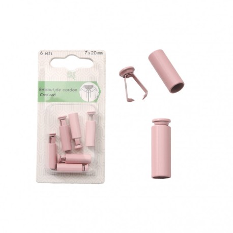 Embout de cordon 7x20mm 6 sets