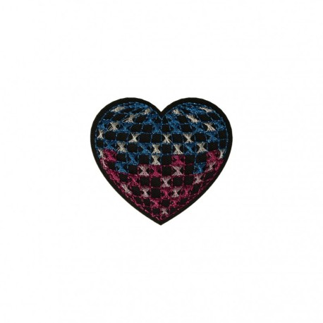 A ecusson disco club & coeur