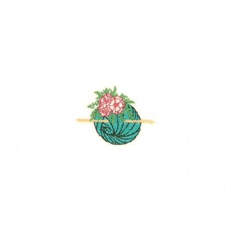 A ecusson esprit tricot
