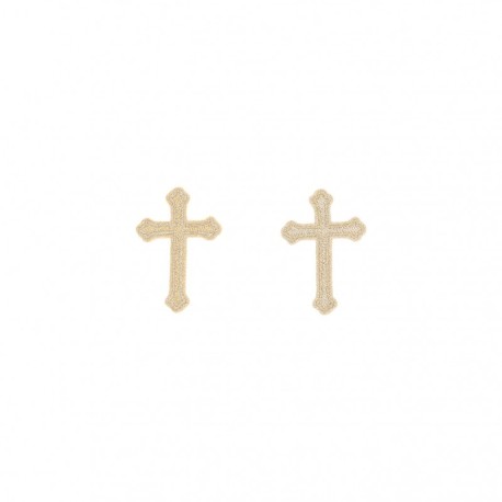 A ecusson croix brillante