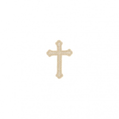 A ecusson croix brillante