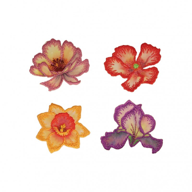 B ecusson fleurs