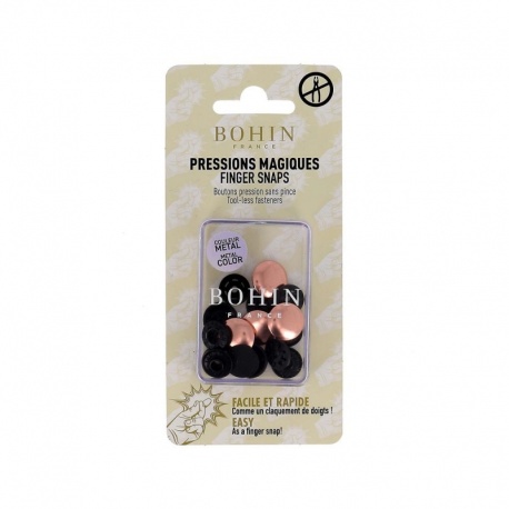 Pression Magique Chemise 14 mm Or Rose BOHIN