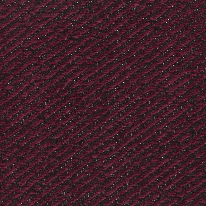 Tissu Twill Chenille Bordeaux 