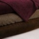 Tissu Twill Chenille Marron 