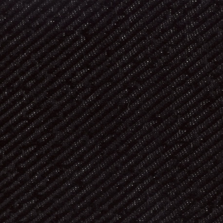 Tissu Twill Chenille Noir 