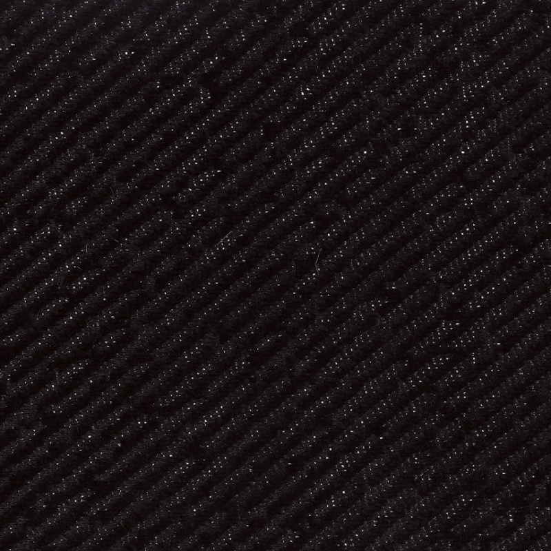 Tissu Twill Chenille Noir 
