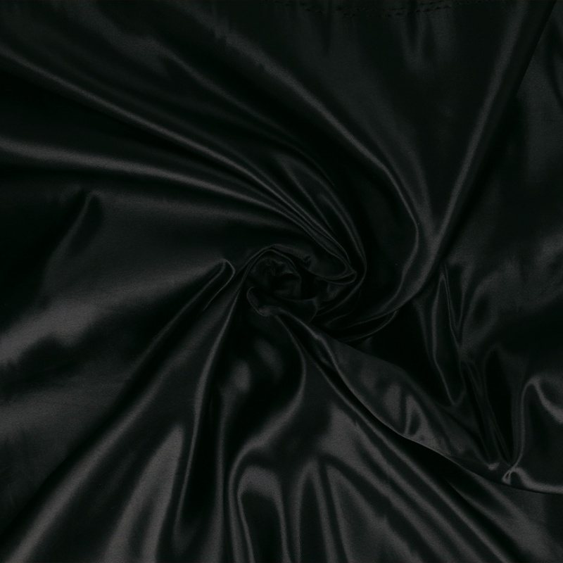 Tissu Satin Vegas Noir