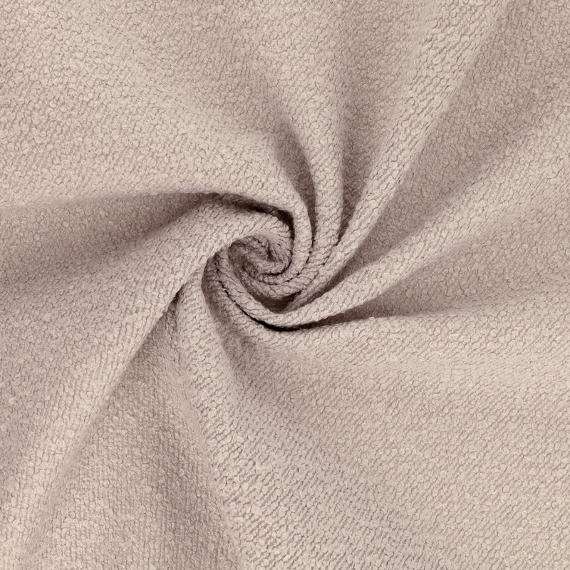Tissu Rome Fine Bouclette Gris Glacier
