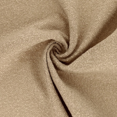 Tissu Rome Fine Bouclette Mocha