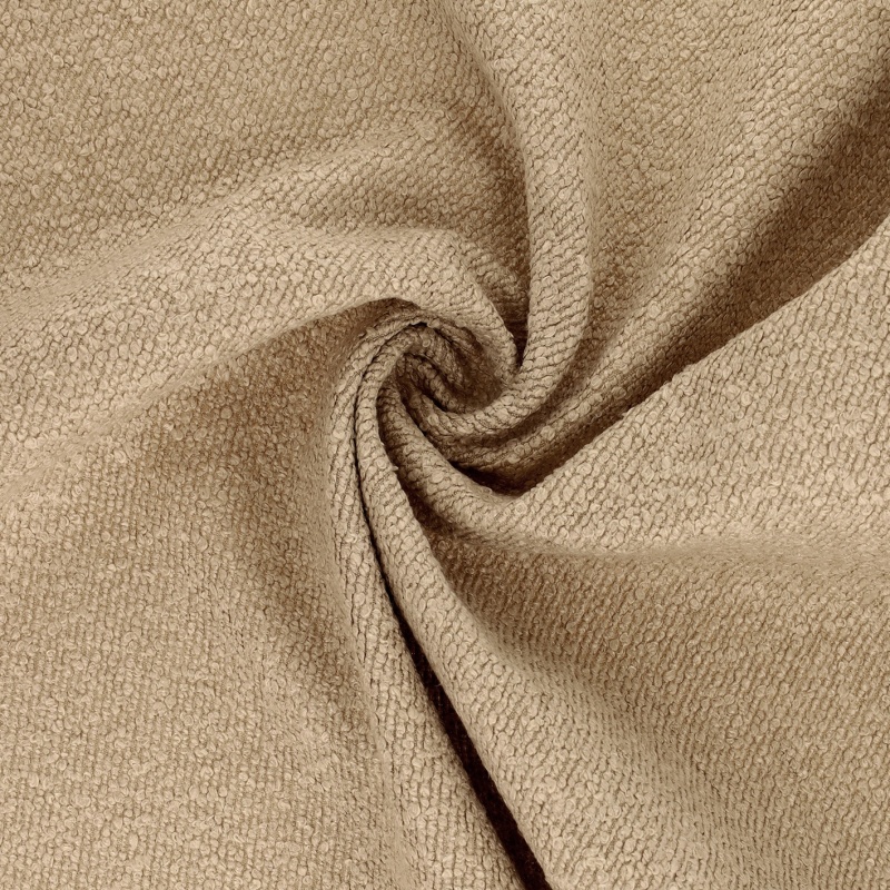 Tissu Rome Fine Bouclette Mocha