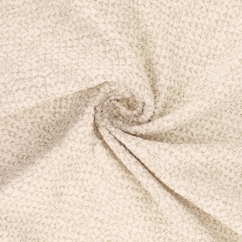 Tissu Boculé Athenes Blanc 