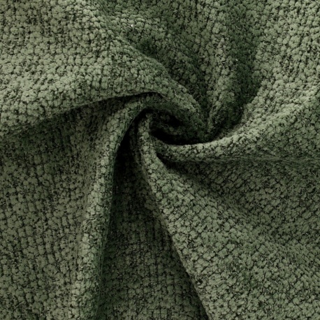 Tissu Athenes Tissu Boucle Vert 