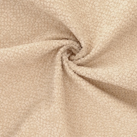 Tissu Athenes Tissu Boucle Mocha 