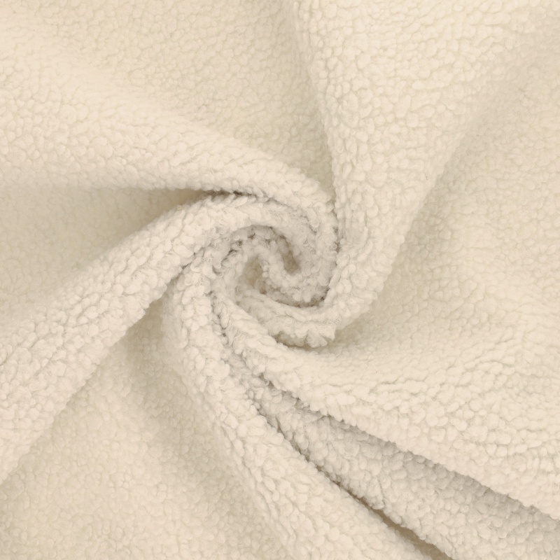 Tissu Bari Mouton Blanc 