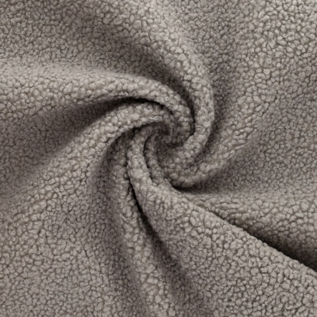 Tissu Bari Mouton Gris Glacier 