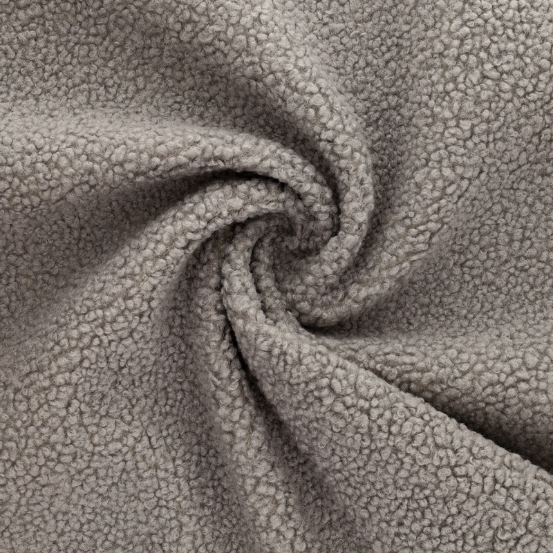 Tissu Bari Mouton Gris Glacier 