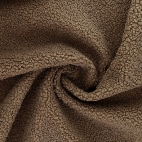 Tissu Bari Mouton Mocha 