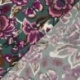 Tissu Crêpe Viscose Imprimé Floral Vert fuchsia