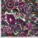 Tissu Crêpe Viscose Imprimé Floral Vert fuchsia