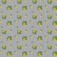 Tissu Popeline Imprimée Citron Gris 