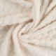 Tissu Fausse Fourrure Uni Ecru 