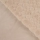 Tissu Fausse Fourrure Uni Sable 