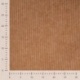 Tissu Velours Côtelé Uni Marron Clair 