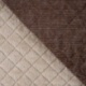 Tissu Velours Côtelé Double Face Marron 