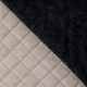 Tissu Velours Côtelé Double Face Noir 