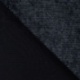 Tissu Velours Côtelé Uni Noir 