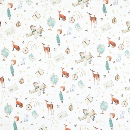 Tissu Toile Explorateur  Naturel 