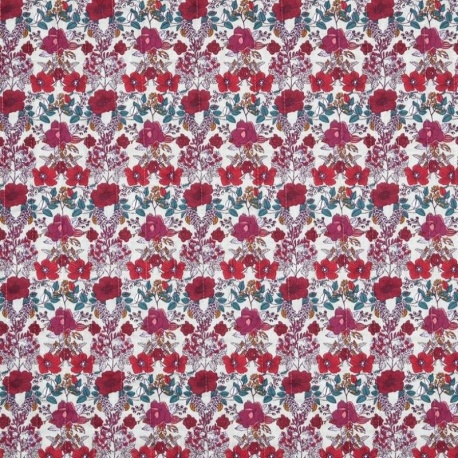 Tissu Matelassé Madison Rouge