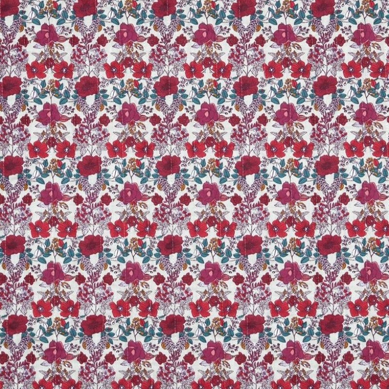 Tissu Matelassé Madison Rouge