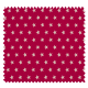 Tissu Imprimé Etoile Fuchsia