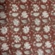 Tissu Blockprint Agra Terracotta