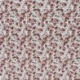 Tissu Toile Imprimée Jasmin Fleurs Rouge
