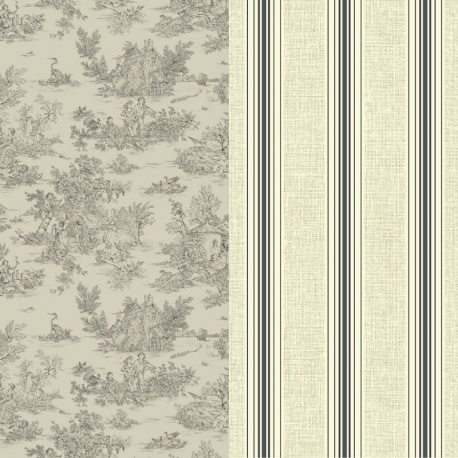Tissu Matelassé Minipastorale suzy Gris