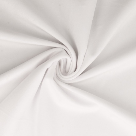 Tissu Velours Blanc