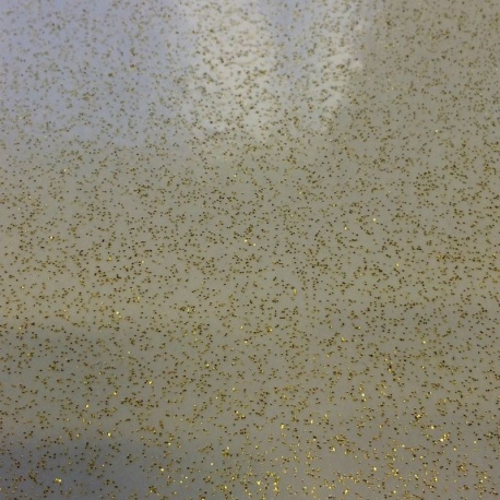 Tissu Cristal Paillette Dorée