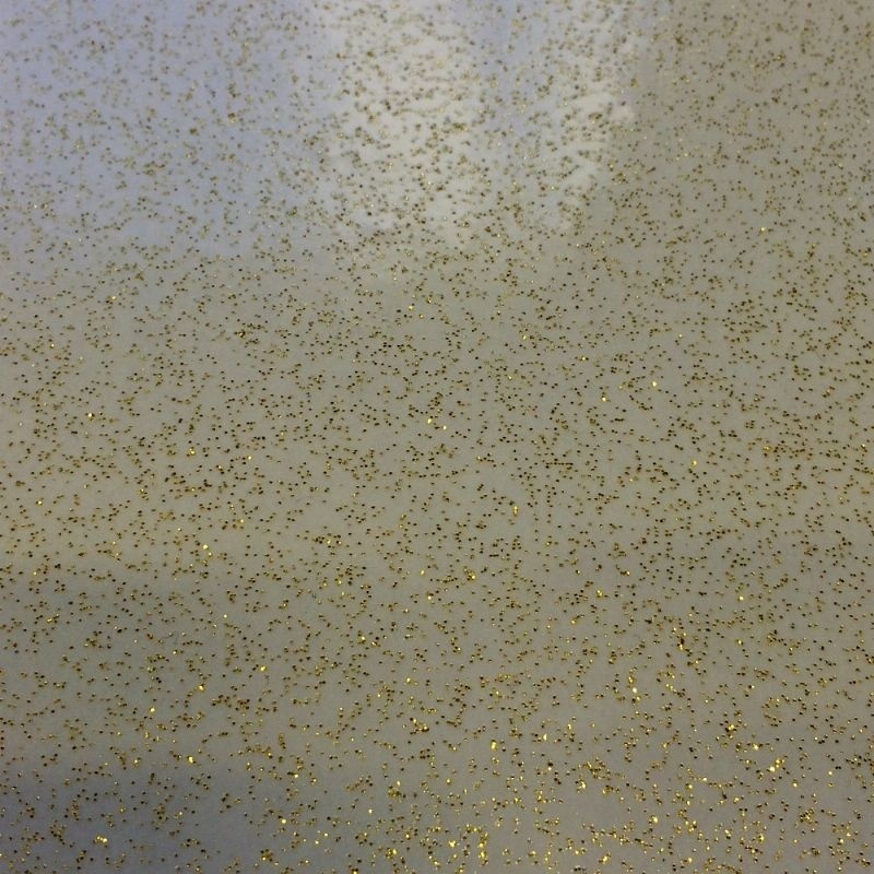 Tissu Cristal Paillette Dorée