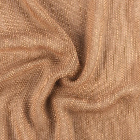 Tissu Evasion Etamine Uni Sienne