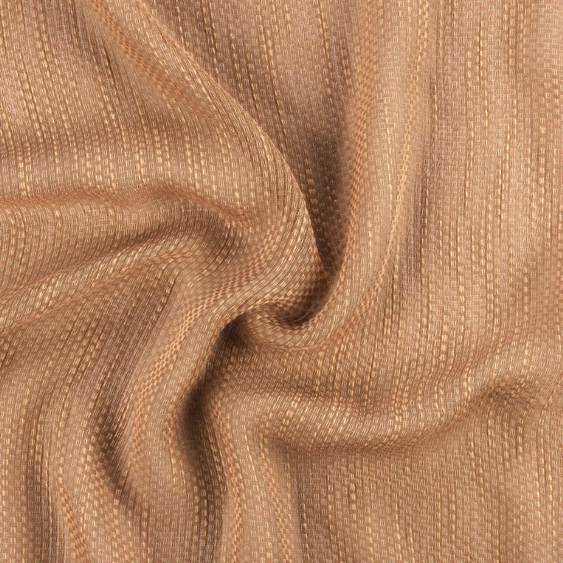 Tissu Evasion Etamine Uni Sienne