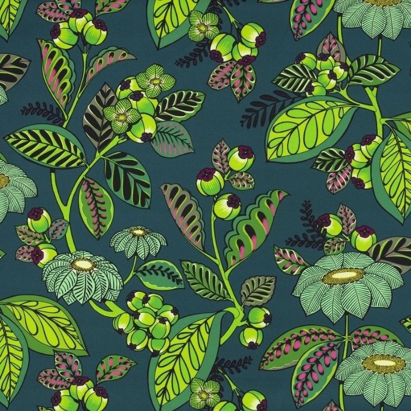 Tissu Demi Panama Garden Vert de Chrome 