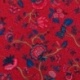 Tissu Demi Panama Monte Cristo Fond Framboise