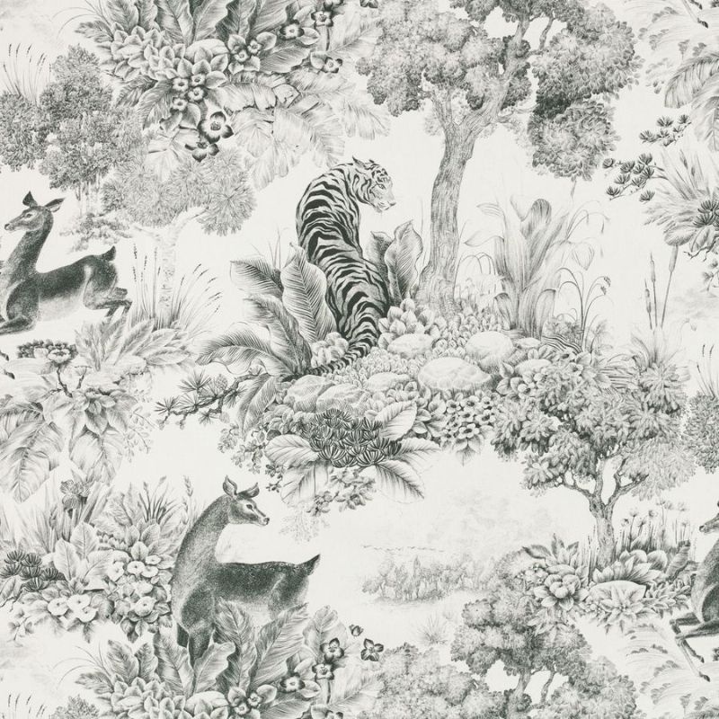 Tissu Demi Panama Gaia Vert de Gris