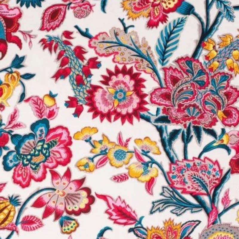 Tissu Demi Panama Romy Fond Grege 