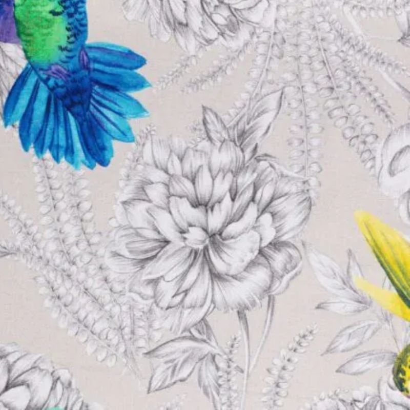 Tissu Demi Panama Forever Fond Galet 