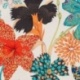 Tissu Demi Panama Kimono Flower Crème 